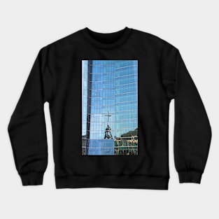 Streetscape Reflections (3), Rio de Janeiro, Brazil. Crewneck Sweatshirt